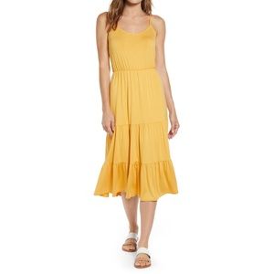 x The Motherchic Sunset Tiered Knit Maxi Dress XL